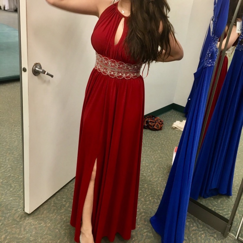 Red prom dress